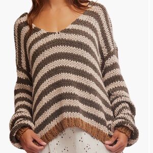 NWT Free People Portland Cotton Sweater - Small